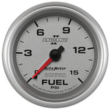 2-5/8" FUEL PRESSURE 0-15 PSI ULTRA-LITE II
