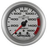 2-5/8" NITROUS PRESSURE 0-1600 PSI ULTRA-LITE II