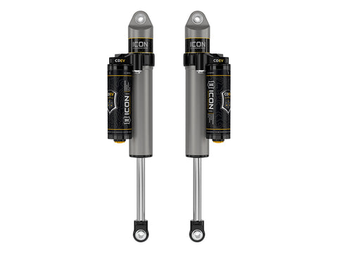 ICON 2023-2026 GMC Canyon/Chevrolet Colorado 0-1” Lift Rear V.S. 2.5 Aluminum Series Shock Absorbers Piggyback Reservoir W/ CDEV Pair