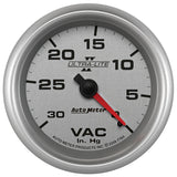 2-5/8" VACUUM 0-30 IN HG ULTRA-LITE II