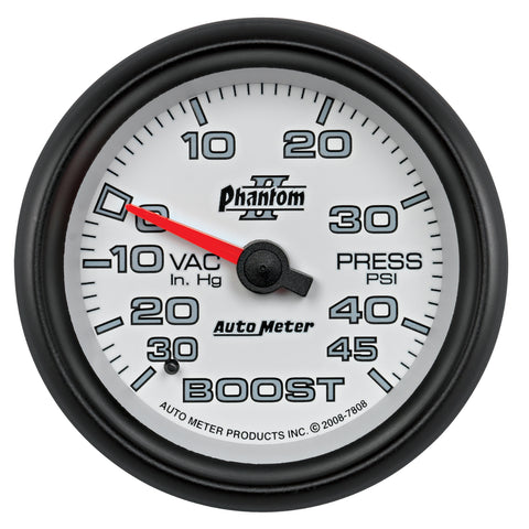 2-5/8" BOOST/VACUUM 30 IN HG/45 PSI PHANTOM II