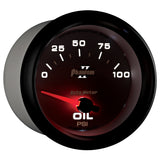 2-5/8" OIL PRESSURE 0-100 PSI PHANTOM II