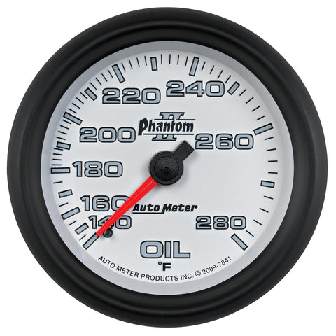 2-5/8" OIL TEMPERATURE 140-280 °F PHANTOM II