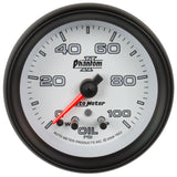 2-5/8" OIL PRESSURE 0-100 PSI PHANTOM II