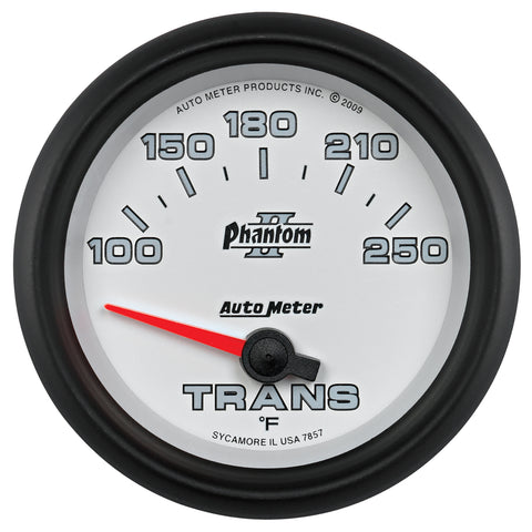 2-5/8" TRANSMISSION TEMPERATURE 100-250 °F PHANTOM II