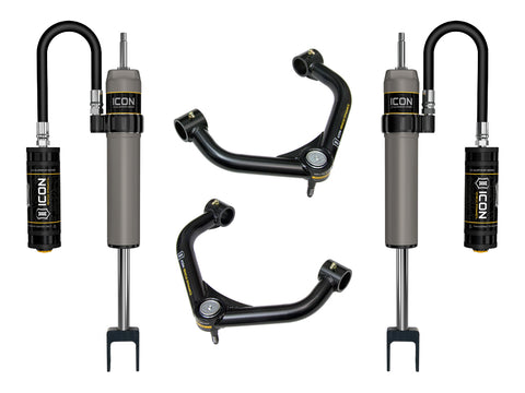 ICON 2011-2019 GM 2500/3500 HD 0-2” Lift V.S. 2.5 Aluminum Series Shock System Remote Reservoir Tubular