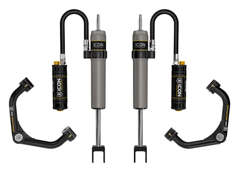 ICON 2011-2019 GM 2500/3500 HD 0-2” Lift V.S. 2.5 Aluminum Series Shock System Remote Reservoir W/ CDCV Tubular