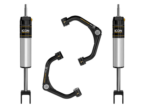 ICON 2020-2026 GM 2500/3500 HD 0-2” Lift V.S. 2.5 Aluminum Series Shock System Internal Reservoir Tubular