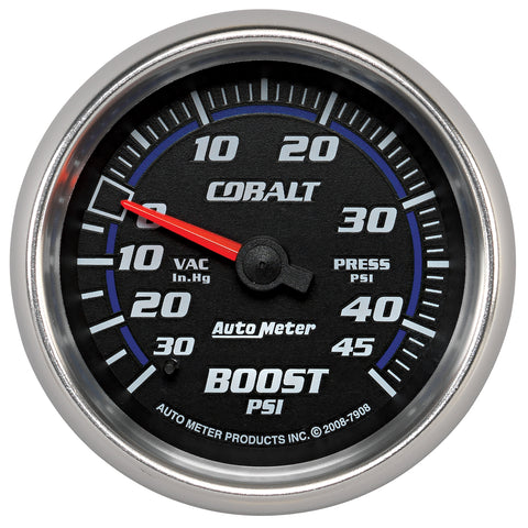 2-5/8" BOOST/VACUUM 30 IN HG/45 PSI COBALT