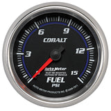 2-5/8" FUEL PRESSURE 0-15 PSI COBALT