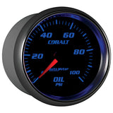 2-5/8" OIL PRESSURE 0-100 PSI COBALT
