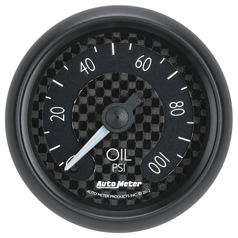 2-1/16" OIL PRESSURE 0-100 PSI GT