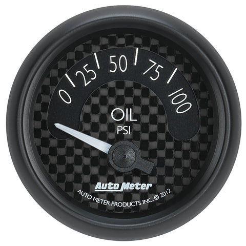 2-1/16" OIL PRESSURE 0-100 PSI GT