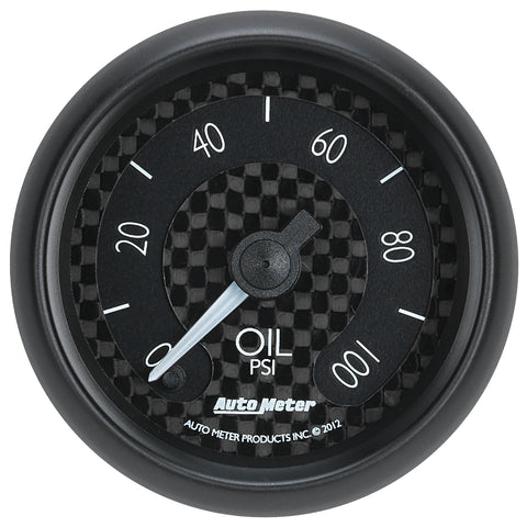 2-1/16" OIL PRESSURE 0-100 PSI GT