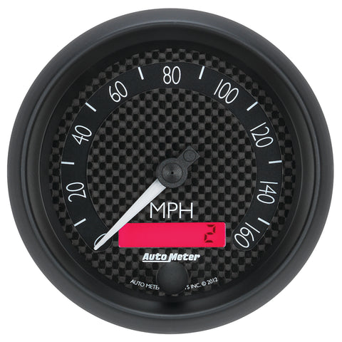 3-3/8" SPEEDOMETER 0-160 MPH GT