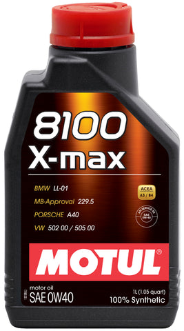 Motul 8100 X-MAX 0W40 12X1L