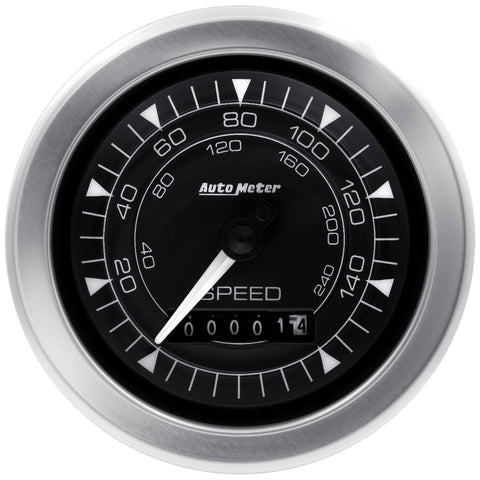 3-3/8" SPEEDOMETER 160MPH ELEC. PROGRAMMABLE CHRONO