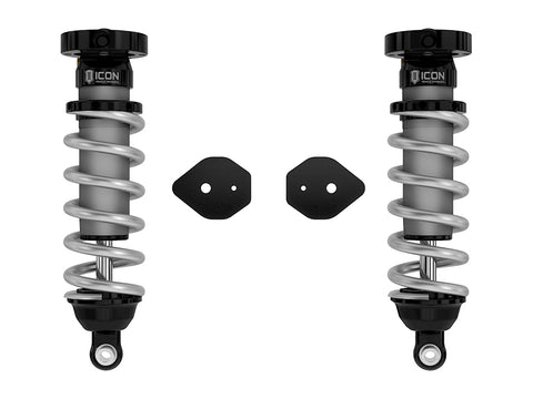 ICON 2025 Toyota 4Runner 4WD 1.25-3" Lift Front 2.5 Series Coilover Kit Internal Reservoir