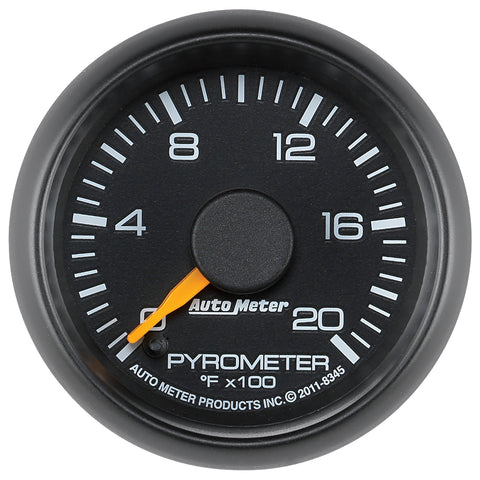 2-1/16" PYROMETER 0-2000 °F GM FACTORY MATCH