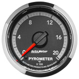 2-1/16" PYROMETER 0-2000 °F GEN 4 DODGE FACTORY MATCH