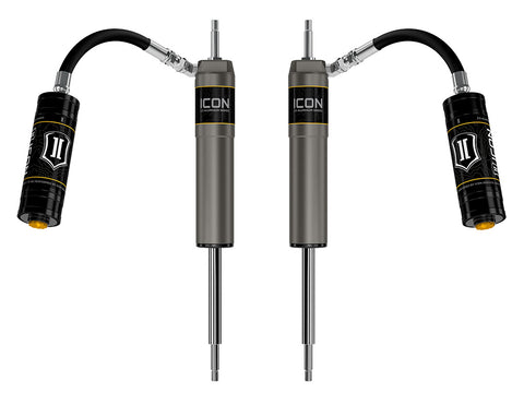 ICON 1997-2023 Nissan Patrol Y61 0-2.5" Lift Front V.S. 2.5 Aluminum Series Shock Absorbers Remote Reservoir Pair