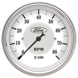 3-1/8" IN-DASH TACHOMETER 0-8000 RPM FORD MASTERPIECE