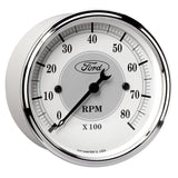 3-1/8" IN-DASH TACHOMETER 0-8000 RPM FORD MASTERPIECE