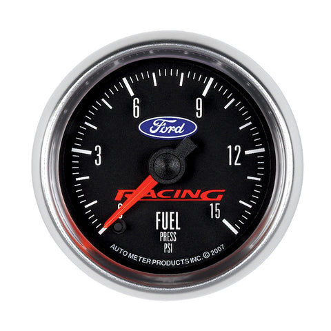2-1/16" FUEL PRESSURE 0-15 PSI FORD RACING