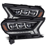 AlphaRex-LED Projector Headlights In Black