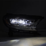 AlphaRex-LED Projector Headlights In Black