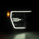 AlphaRex-LED Projector Headlights In Black