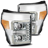AlphaRex-Projector Headlights Plank Style Design Chrome