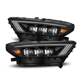 AlphaRex-15-17 Ford Mustang/18-20 Mustang Shelby LED Projector Headlights In Black