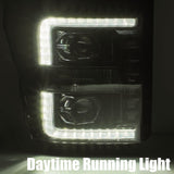 AlphaRex-LED Projector Headlights In Chrome