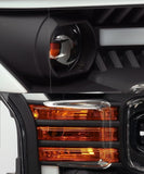 AlphaRex-Projector Headlights Plank Style Design Matte Black