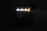 AlphaRex-LED Projector Headlights Plank Style Design Midnight Black