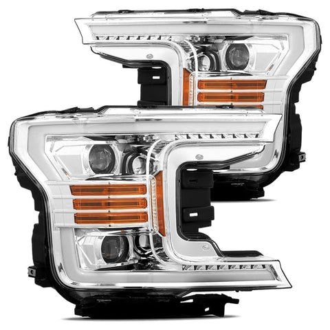 AlphaRex-Projector Headlights Plank Style Design Chrome