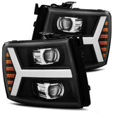 AlphaRex-Projector Headlights Plank Style Design Black