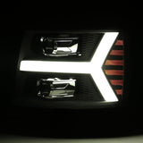 AlphaRex-Projector Headlights Plank Style Design Black