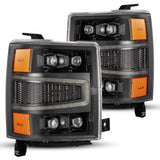 AlphaRex-LED Projector Headlights In Alpha-Black