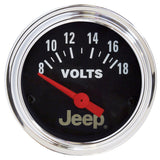 2-1/16" VOLTMETER 8-18V JEEP