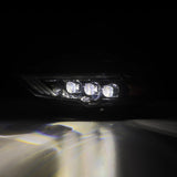AlphaRex-18-23 Ford Mustang LED Projector Headlights In Alpha Black