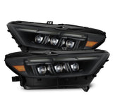 AlphaRex-15-17 Ford Mustang/18-20 Mustang Shelby LED Projector Headlights In Alpha Black