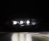 AlphaRex-18-23 Ford Mustang LED Projector Headlights In Alpha Black