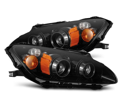 AlphaRex-99-09 Honda S2000 LED Projector Headlights In Alpha Black