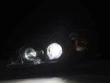 AlphaRex-99-09 Honda S2000 LED Projector Headlights In Alpha Black
