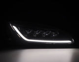 AlphaRex-99-09 Honda S2000 LED Projector Headlights In Alpha-Black