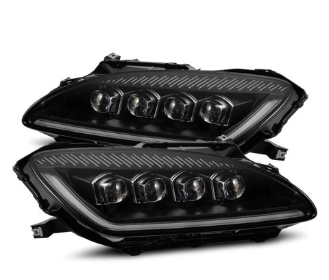 AlphaRex-99-09 Honda S2000 LED Projector Headlights In Black