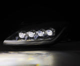 AlphaRex-99-09 Honda S2000 LED Projector Headlights In Black