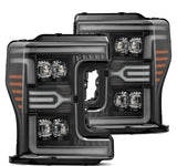 AlphaRex-Projector Headlights Black